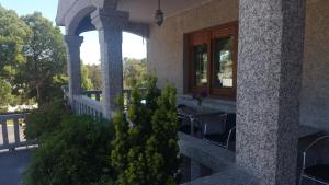 A balcony or terrace at Alojamientos A Pedra