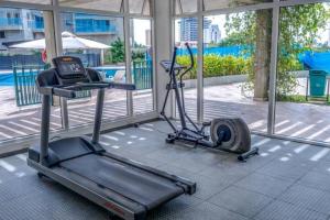 Fitness centrum a/nebo fitness zařízení v ubytování Condominio Zazue Bello Horizonte
