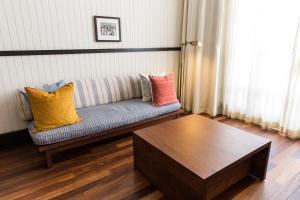 Posezení v ubytování American Trade Hotel