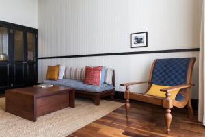 Posezení v ubytování American Trade Hotel