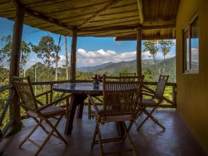 Balkon oz. terasa v nastanitvi La Cima del Mundo