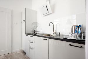 Kuchnia lub aneks kuchenny w obiekcie Apartament Towarowa Kolobrzeg