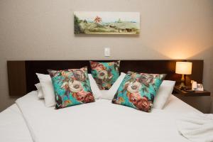 Cama o camas de una habitación en Hotel Itajara