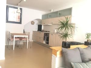 A kitchen or kitchenette at Apartament El Pou