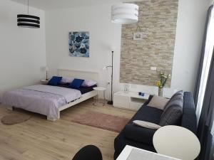Postel nebo postele na pokoji v ubytování Guest House Adriatic