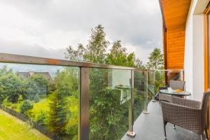 Balkón alebo terasa v ubytovaní Apartament Giewont House & Spa z Sauną Zakopane