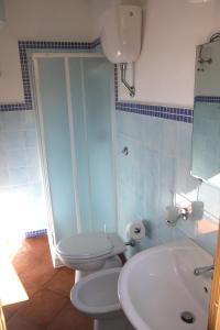 Et badeværelse på La Casa Gialla
