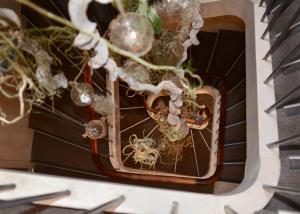 a window with plants on top of it at Hotel l'Hotera in Cannes