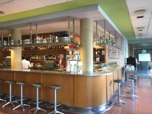 Lounge nebo bar v ubytování Hotel Flora Parc