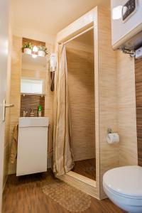 Kúpeľňa v ubytovaní Milan Apartmanok
