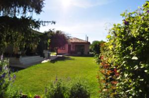 A garden outside El Jardin de Manuela