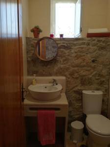Koupelna v ubytování Casa da Figueirinha