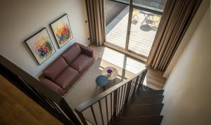 Posezení v ubytování La Cappella Business Boutique Hotel
