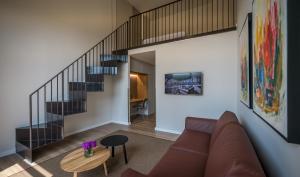 Posezení v ubytování La Cappella Business Boutique Hotel