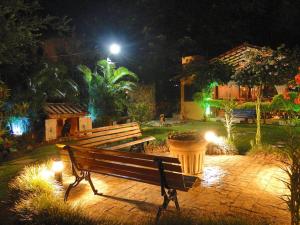 Um jardim em Pousada Caúca