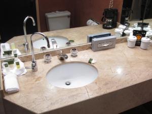 Koupelna v ubytování Grand Hotel Tijuana