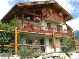 Balkón nebo terasa v ubytování Gîte Les Grands Champs