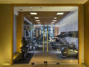 Fitness centrum a/nebo fitness zařízení v ubytování Kunshan Jinling Hotel