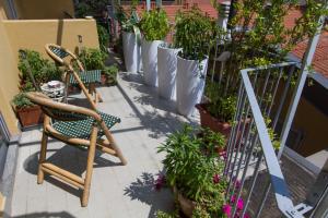 Balkón nebo terasa v ubytování B&B Antico Cortile