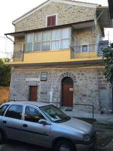 The building in which a panziókat is located