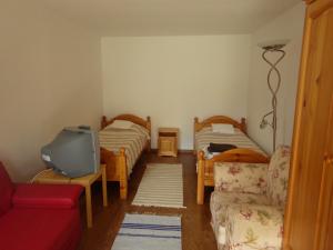Ένα ή περισσότερα κρεβάτια σε δωμάτιο στο Country house Balaton