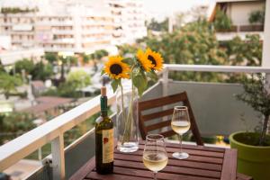 A balcony or terrace at The Grove House