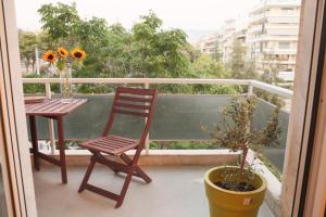 A balcony or terrace at The Grove House