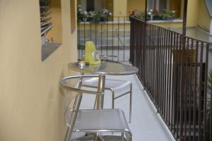 Rõdu või terrass majutusasutuses Apartments Alter Platz