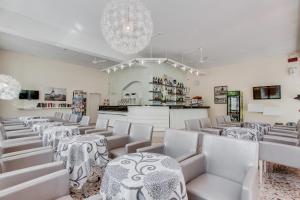 Χώρος καθιστικού στο Hotel Garden