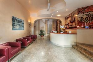 Χώρος καθιστικού στο Hotel Garden