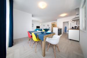 Kuchyň nebo kuchyňský kout v ubytování Apartments Tamburini
