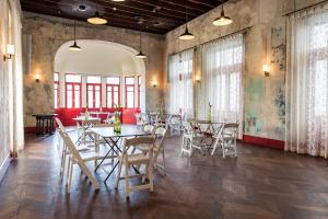 Posezení v ubytování American Trade Hotel