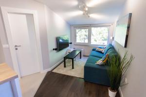 TV a/nebo společenská místnost v ubytování Apartman Anita