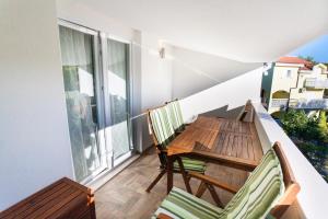 Balkón nebo terasa v ubytování Apartman Anita