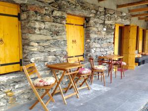 Posezení v ubytování Sno House in Kazbeg