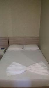 Postel nebo postele na pokoji v ubytování Hotel Boiadeiro
