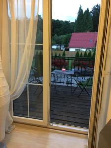 Balkón alebo terasa v ubytovaní Apartamenty Stokrotka