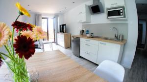 Kuchyňa alebo kuchynka v ubytovaní Apartamenty Karkonoskie