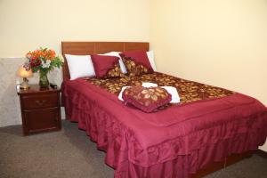 Ένα ή περισσότερα κρεβάτια σε δωμάτιο στο Hotel Residencial El Viajero