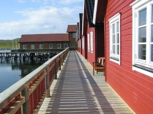 En balkon eller terrasse på Adventure Camp Mehamn