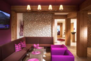 A seating area at Waidringer Hof 4 Sterne Superior