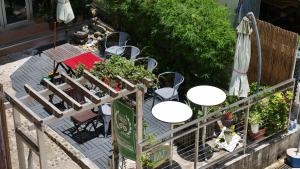Balkón nebo terasa v ubytování Espace Elastique B&B with contactless check-in