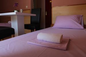 Postel nebo postele na pokoji v ubytování Motel Han