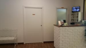 TV a/nebo společenská místnost v ubytování Albergo Pizzeria Sole