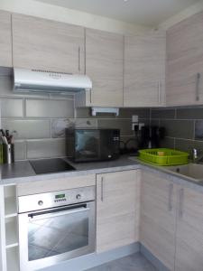 Kuchyň nebo kuchyňský kout v ubytování Appartement L'Orel