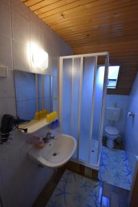 Koupelna v ubytování Guest House Žnidar