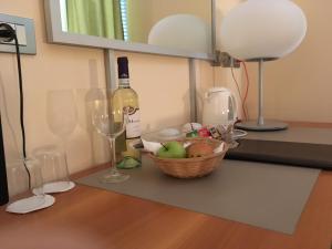 Kuchyň nebo kuchyňský kout v ubytování Hotel Langhe & Monferrato