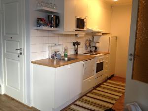 Кухня или кухненски бокс в Sentralen inn