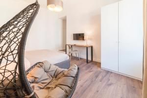 Postel nebo postele na pokoji v ubytování Guest Roma House