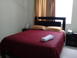Postel nebo postele na pokoji v ubytování Hotel Dainner